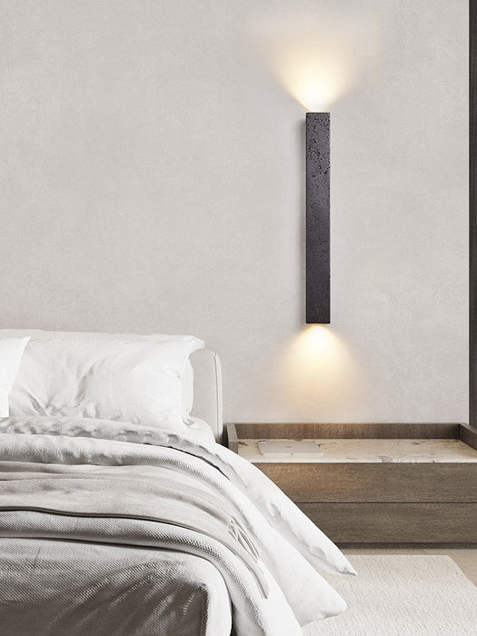 Minimalist Stone Finish Wall Lamp Vakkerlight