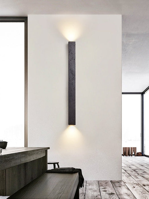 Minimalist Stone Finish Wall Lamp Vakkerlight