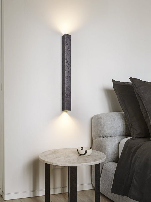 Minimalist Stone Finish Wall Lamp Vakkerlight