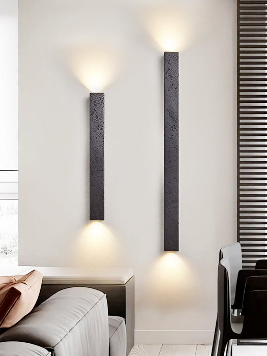 Minimalist Stone Finish Wall Lamp Vakkerlight