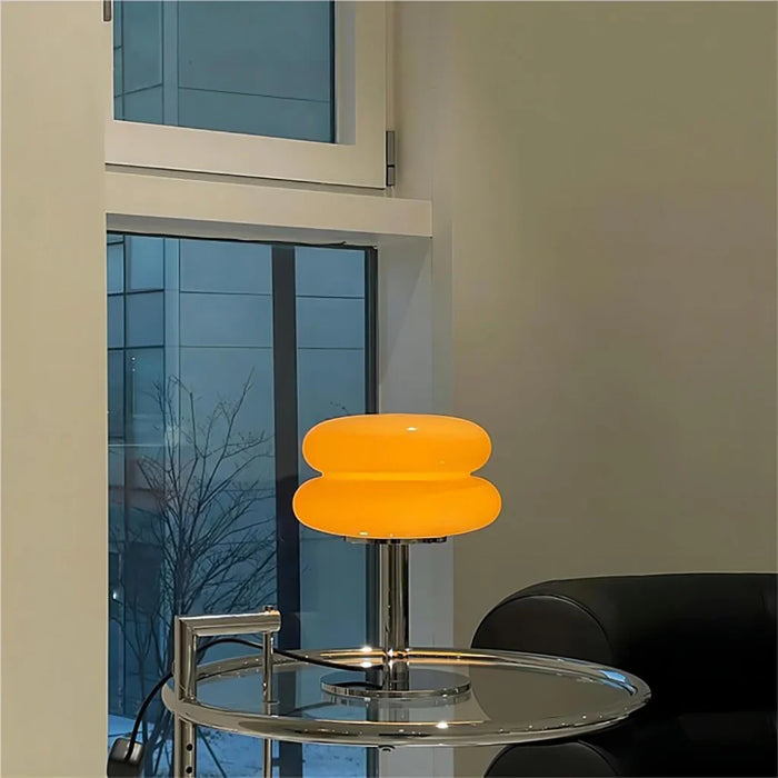 Finn Bauhaus Minimalist Glass Table Lamp