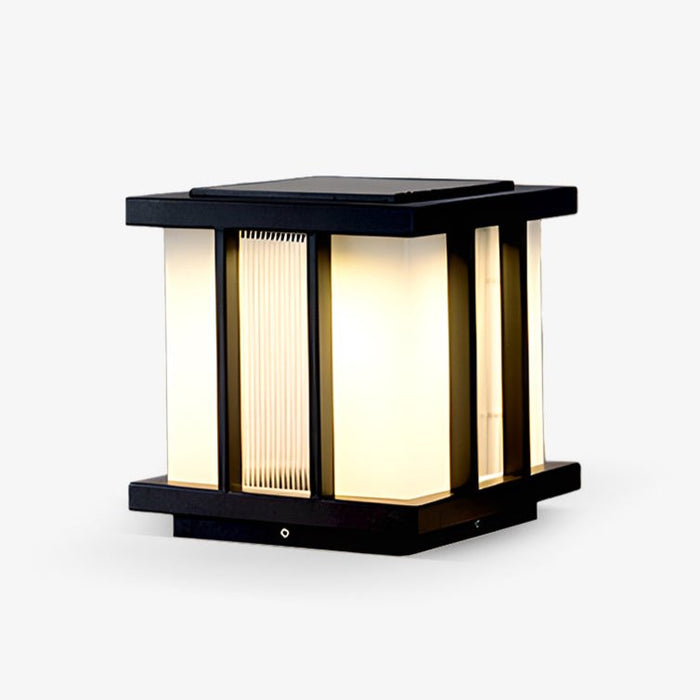 Modern Cube Solar Outdoor Light Vakkerlight