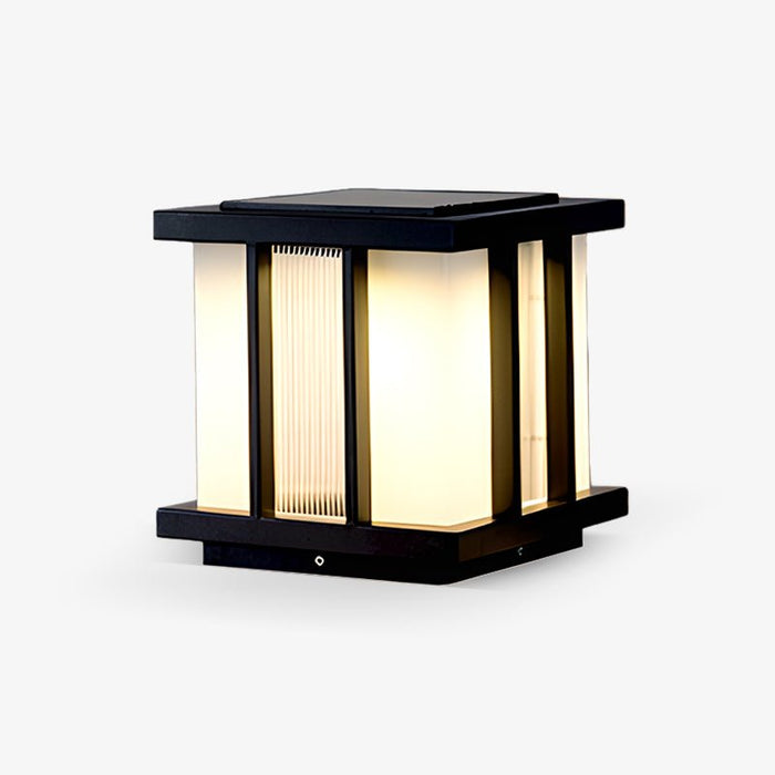 Modern Cube Solar Outdoor Light Vakkerlight