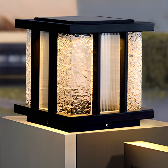 Modern Cube Solar Outdoor Light Vakkerlight