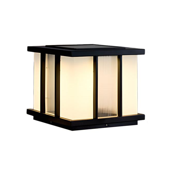 Modern Cube Solar Outdoor Light Vakkerlight
