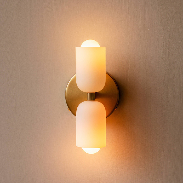 Modern Double Head Led Bedside Indoor Wall Sconce