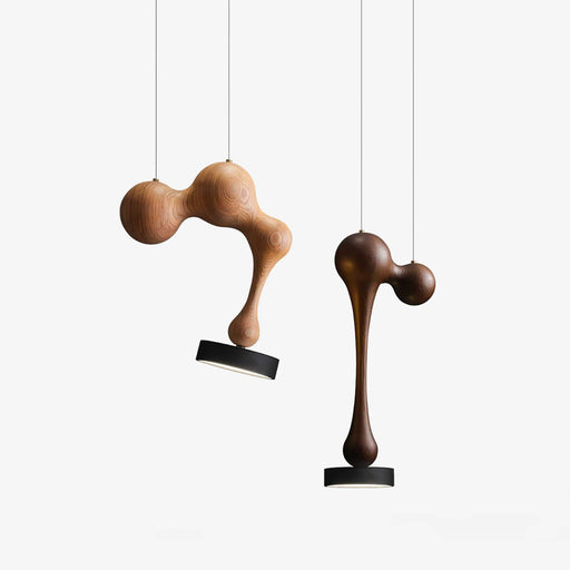 Molecule Wooden Pendant Light Vakkerlight