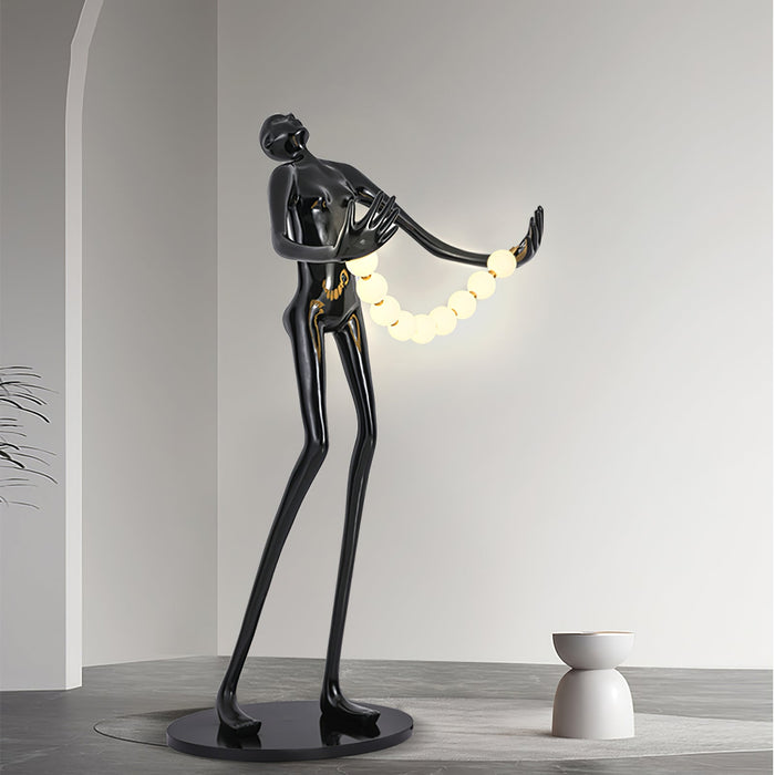 Orb Juggler Sculpture Floor Lamp Vakkerlight