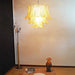 Amber Glass Leaf Chandelier Vakkerlight