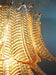 Amber Glass Leaf Chandelier Vakkerlight