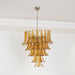 Glass Amber Lily Chandelier Vakkerlight