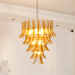 Glass Amber Lily Chandelier Vakkerlight
