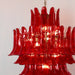 Glass Crimson Cascade Chandelier Vakkerlight