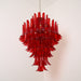Glass Crimson Cascade Chandelier Vakkerlight