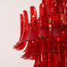 Glass Crimson Cascade Chandelier Vakkerlight