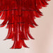 Glass Crimson Cascade Chandelier Vakkerlight