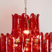 Glass Crimson Cascade Chandelier Vakkerlight