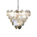 Glass Disc Iridescent Chandelier Vakkerlight