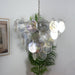 Glass Disc Iridescent Chandelier Vakkerlight
