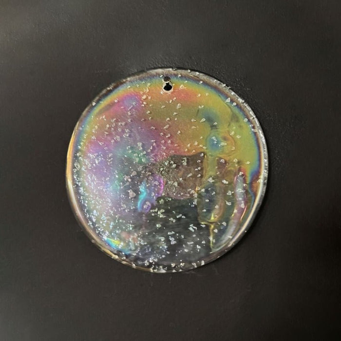 Glass Disc Iridescent Chandelier Vakkerlight