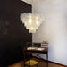 Glass Disc Iridescent Chandelier Vakkerlight