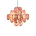 Glass Pink Disc Chandelier Vakkerlight