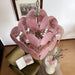 Glass Pink Disc Chandelier Vakkerlight
