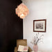 Glass Pink Disc Chandelier Vakkerlight