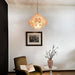 Glass Pink Disc Chandelier Vakkerlight