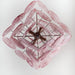 Glass Pink Disc Chandelier Vakkerlight