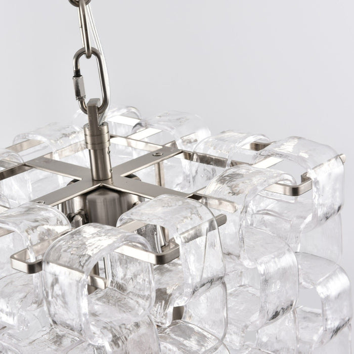 Glass Poliarte Interlocking Chandelier Vakkerlight