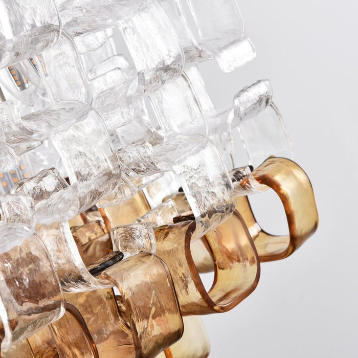 Glass Poliarte Interlocking Chandelier Vakkerlight
