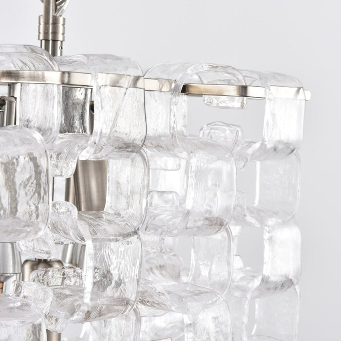 Glass Poliarte Interlocking Chandelier Vakkerlight