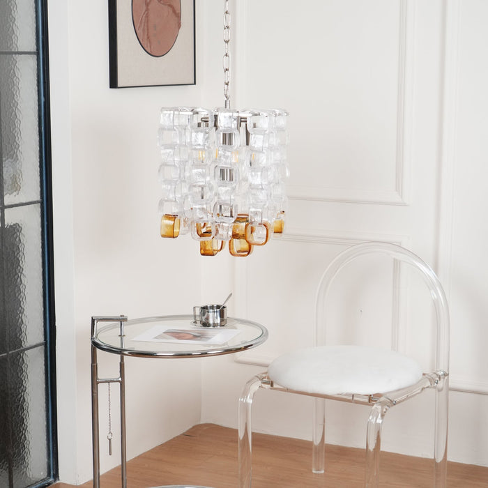Glass Poliarte Interlocking Chandelier Vakkerlight