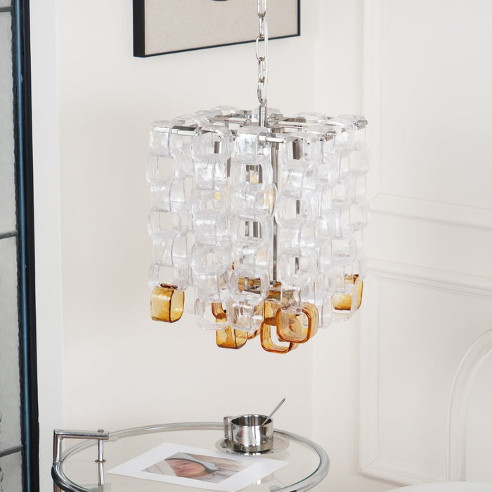Glass Poliarte Interlocking Chandelier Vakkerlight