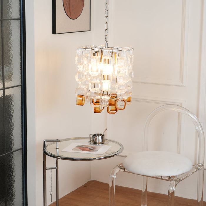 Glass Poliarte Interlocking Chandelier Vakkerlight