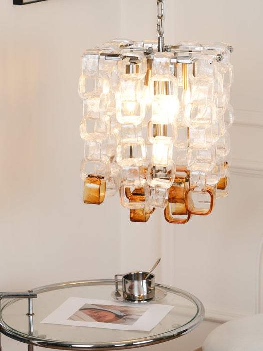 Glass Poliarte Interlocking Chandelier Vakkerlight