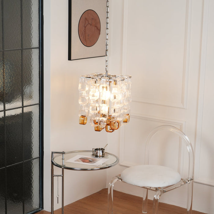 Glass Poliarte Interlocking Chandelier Vakkerlight