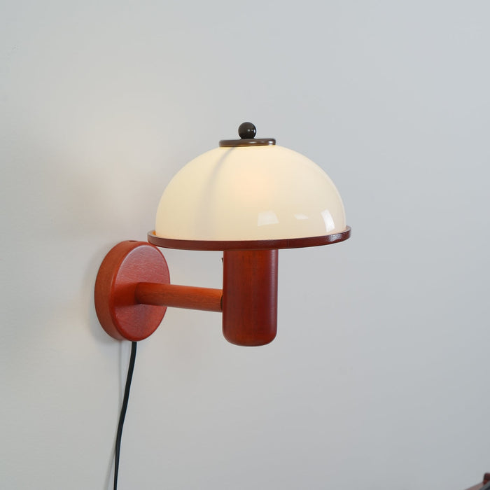 Mushroom Wood Wall Lamp Vakkerlight