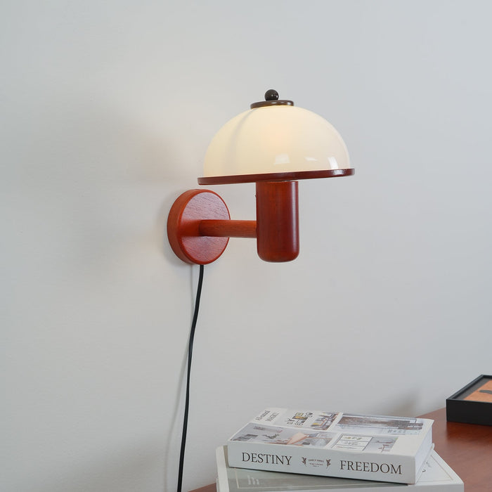 Mushroom Wood Wall Lamp Vakkerlight