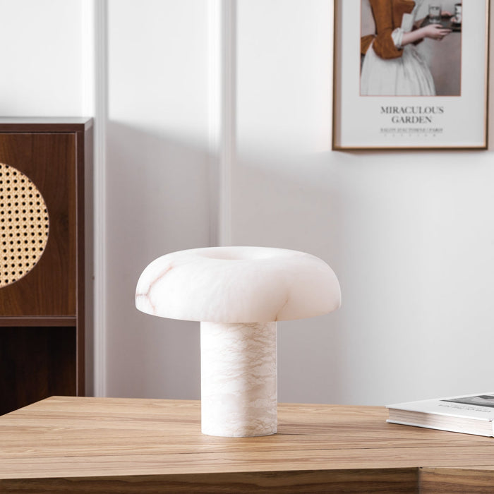 Mushroom Type Alabaster Table Lamp Vakkerlight