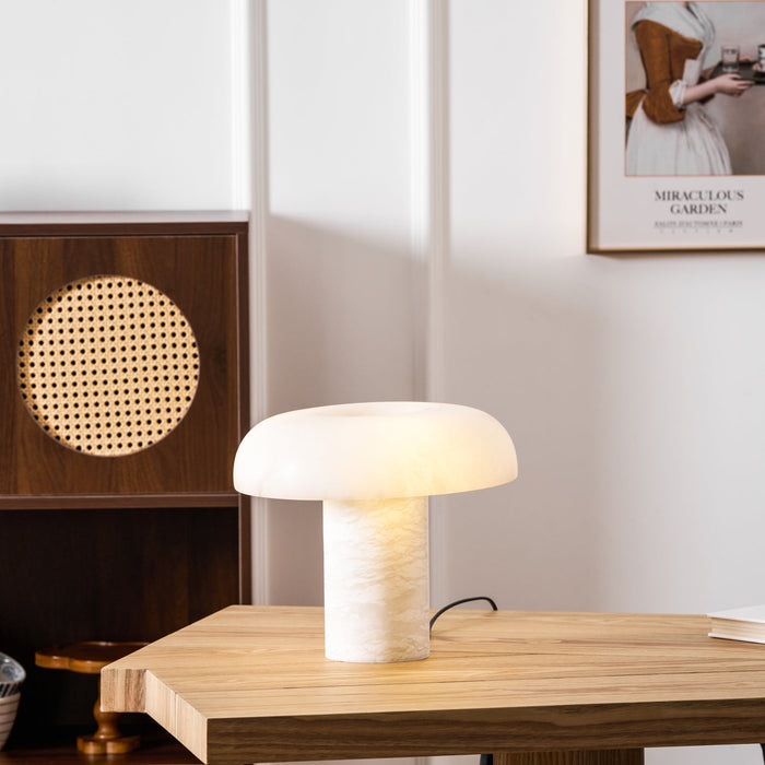 Mushroom Type Alabaster Table Lamp Vakkerlight