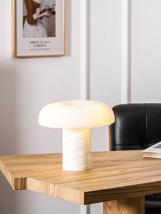 Mushroom Type Alabaster Table Lamp Vakkerlight