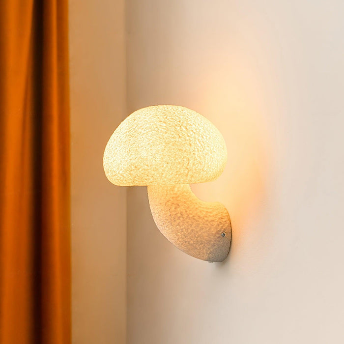 Mushroom Resin Plug-in Wall Lamp Vakkerlight