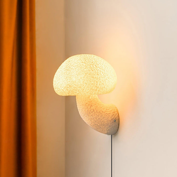 Mushroom Resin Plug-in Wall Lamp Vakkerlight