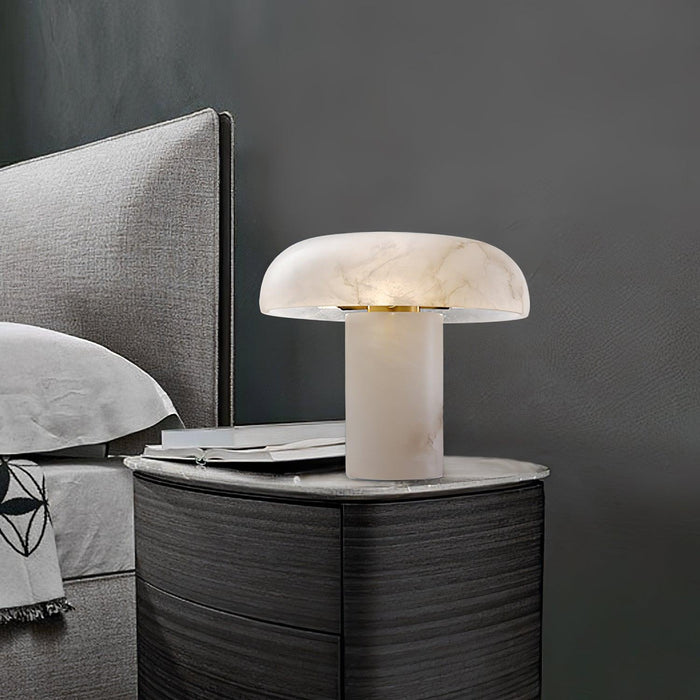 Mushroom Type Alabaster Table Lamp Vakkerlight