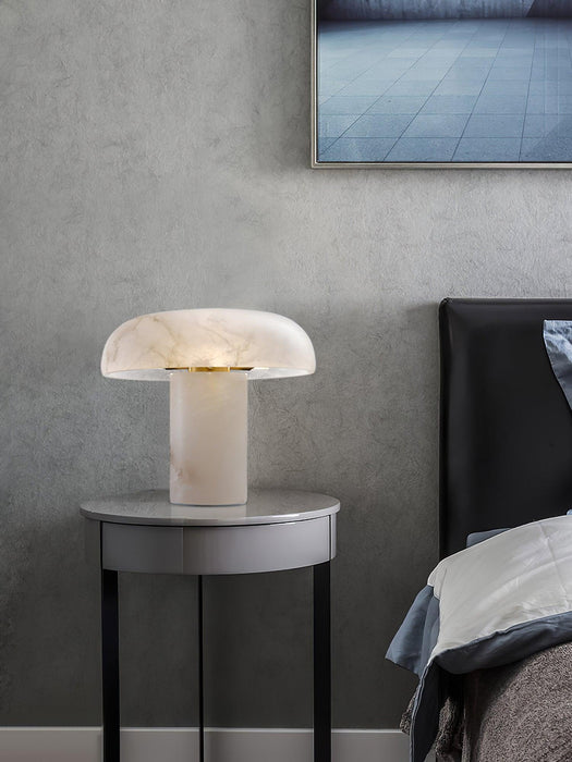 Mushroom Type Alabaster Table Lamp Vakkerlight