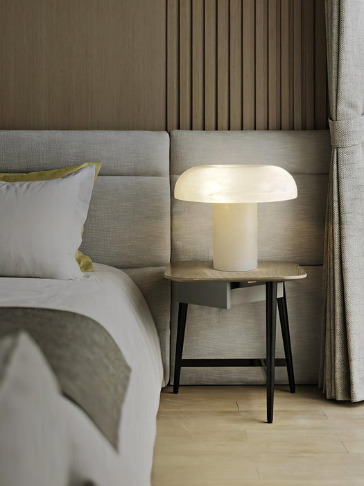 Mushroom Type Alabaster Table Lamp Vakkerlight