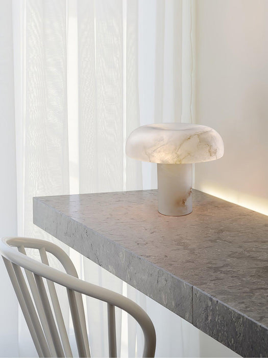 Mushroom Type Alabaster Table Lamp Vakkerlight