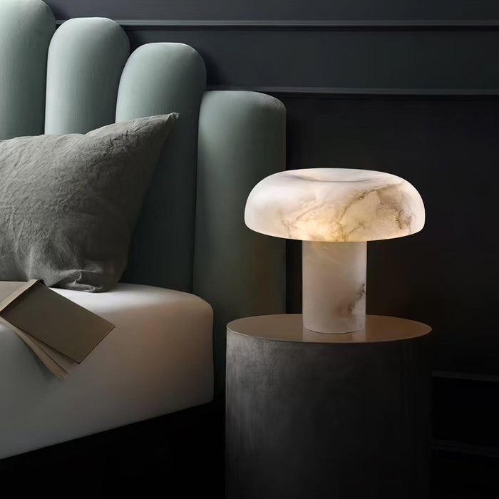 Mushroom Type Alabaster Table Lamp Vakkerlight